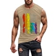thumbnail image 1 of Petite Turtleneck Tops Men Foam Clothe Top Deep Lightweight Pullover plus Size Short Sleeve Long Sleeve Raglan Shirt Men Compression Set Layering Tee Tunic Mens Turtle Neck Top Men's Rainbow Flag, 1 of 3