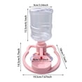 thumbnail image 4 of Forestwhale Automatic Pet Water Dispenser Non- 22oz/650ml Gravity Waterer Quiet Drinking Fountain for Cats and Small Dogs (11.8") Pink, 4 of 8