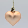 thumbnail image 4 of 1 Box Plating Procedures Christmas Balls Pendants Heart Shape Plastic Festive Ambience Festival Balls Pendants for Party-Champagne, 4 of 8
