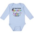 thumbnail image 3 of Inktastic My Brother Graduated and I'm Super Proud Boys or Girls Long Sleeve Baby Bodysuit, 3 of 5