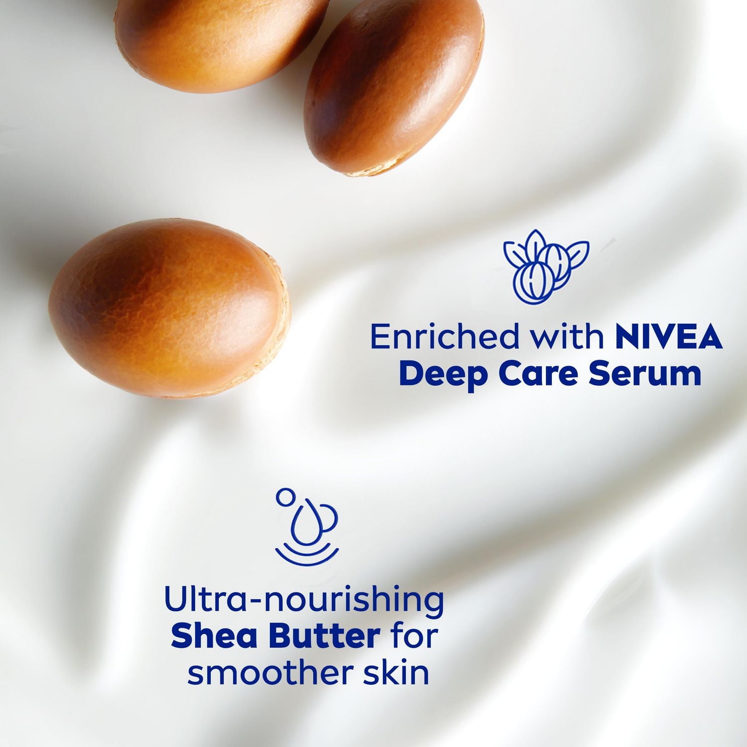 NIVEA Smooth 72-Hr Moisturizing Body Lotion for Dry Skin with Hyaluronic Acid, 1 L, NIVEA SMOOTH BODY LOTION 1 LITRE