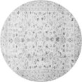 thumbnail image 1 of Ahgly Company Indoor Round Oriental Gray Traditional Area Rugs, 3' Round, 1 of 4