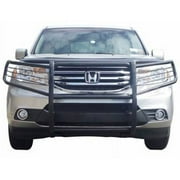 BLACK HORSE 17H151400MA Black Grille Guard, 1 Pack Fits select: 2009-2015 HONDA PILOT