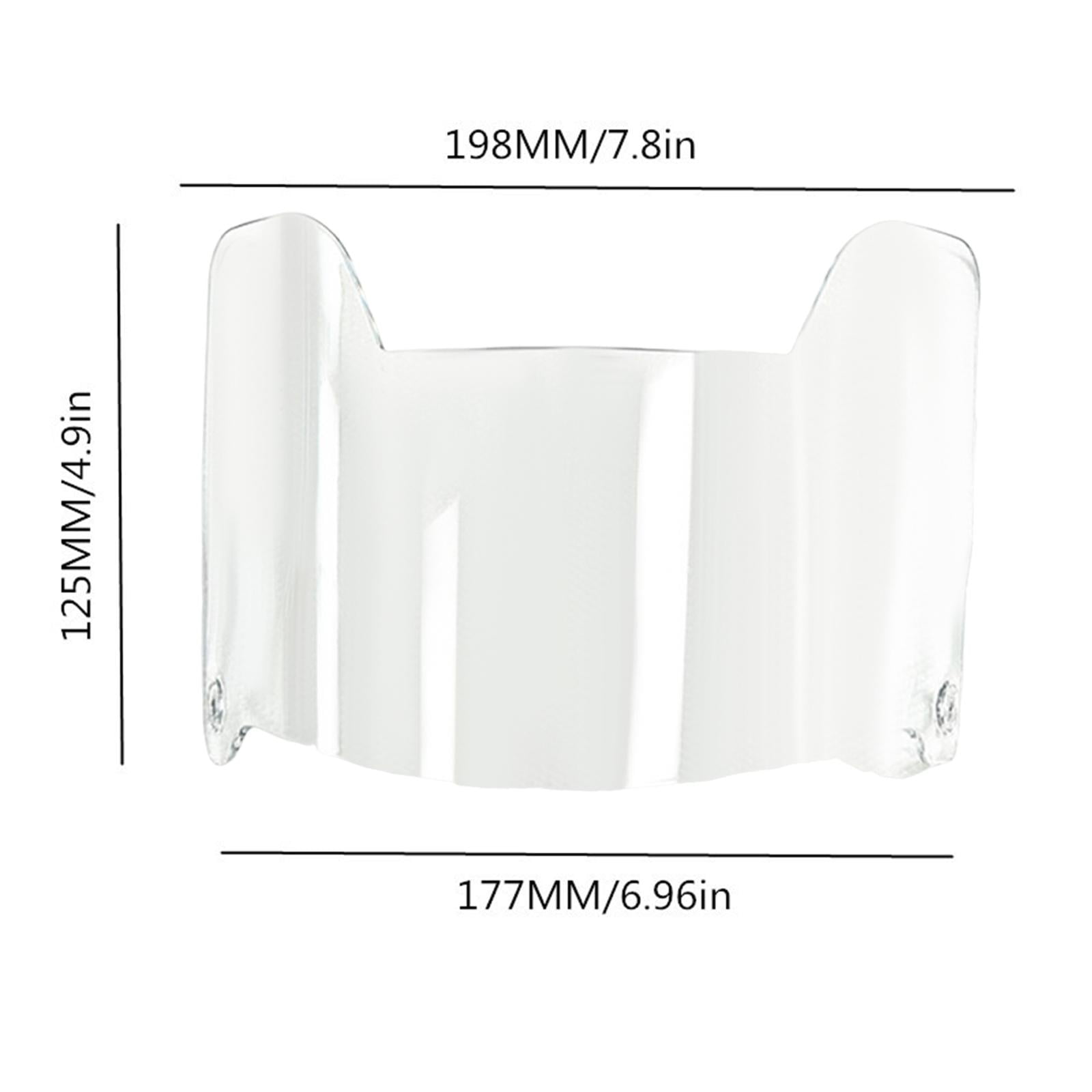 DimyFew Football Helmet Visor Eye Scratch Resistant Replacement for Mouth Guard Protect Clear Anti Fog
