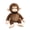 dark brown, variant on Cartoon Plush Monkey Stuffed Animal Doll Zoo Commemorative Gift for Friends