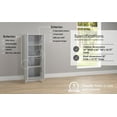 thumbnail image 2 of Elite Plus 24" Wide Storage Accent Cabinet with Panel Doors, White, 2 of 9