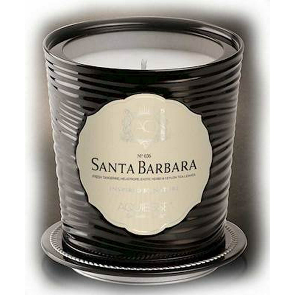 SANTA BARBARA Tin 11oz Aquiesse Portfolio Scented Soy Candle Walmart