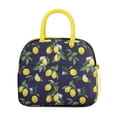 thumbnail image 2 of Lunch Bag Lunch Box for Women Reusable Insulated Lunch Bags,Water-Resistant Lemon Navy Cooler Lunch Tote Bag, Large Capacity for Work Travel Picnic, 2 of 6