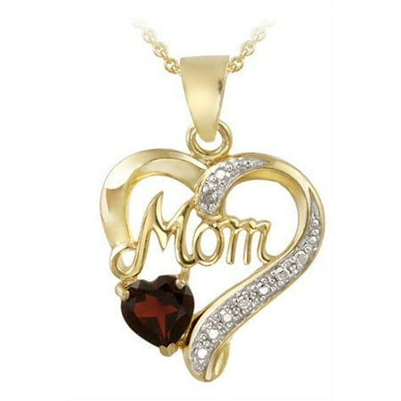 necklace mom diamond 18k gemstone silver gold