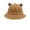 Khaki, variant on Cute Frog Design Sun Protection Fisherman Hat Children Adults Outdoor Bucket Cap