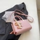 thumbnail image 1 of Bolso de mujer Bolso de mano retro de moda para mujer Bolso de mano tejido con textura Bolso cuadrado pequeño Bolso bandolera, 1 of 6
