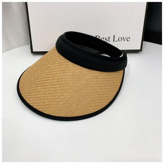 SikaFu Wholesale Of High-Quality Summer Fashionable Sun Shading And Sun Protection Hats, Grass Braided Hair Hoops, Empty Top Hats, Outdoor Sports Women's Hats