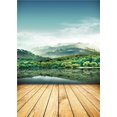 thumbnail image 1 of BSDHOME Polyester Photo Backdrops Wooden Floor Studio Props Scenic Photography Background 5x7ft, 1 of 2