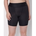 thumbnail image 4 of Hanes Moves Women's Anti-Chafe Slip Shorts Black/Black M, 4 of 6