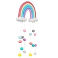 thumbnail image 4 of Colgante Arco Iris Nube Gotas de lluvia Decoración Bebé Dormitorio Decoración Colgante de pared colgante, 4 of 7