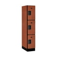 thumbnail image 3 of 12" Wide Double Tier 'S' Style Designer Wood Locker - 1 Wide - 5 Feet High - 21 Inches Deep - Cherry, 3 of 4