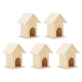 thumbnail image 2 of Garden Bird House, Strong 5Pcs Wooden DIY Birdhouse With Outlet For Garden Patio Decoration For Sparrows Finch Blue Bird, 2 of 8