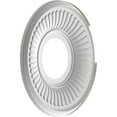 thumbnail image 4 of Ekena Millwork 10"OD x 3 1/2"ID x 3/4"P Berkshire Thermoformed PVC Ceiling Medallion (Fits Canopies up to 4 1/2"), Bright Coat Chrome, 4 of 10