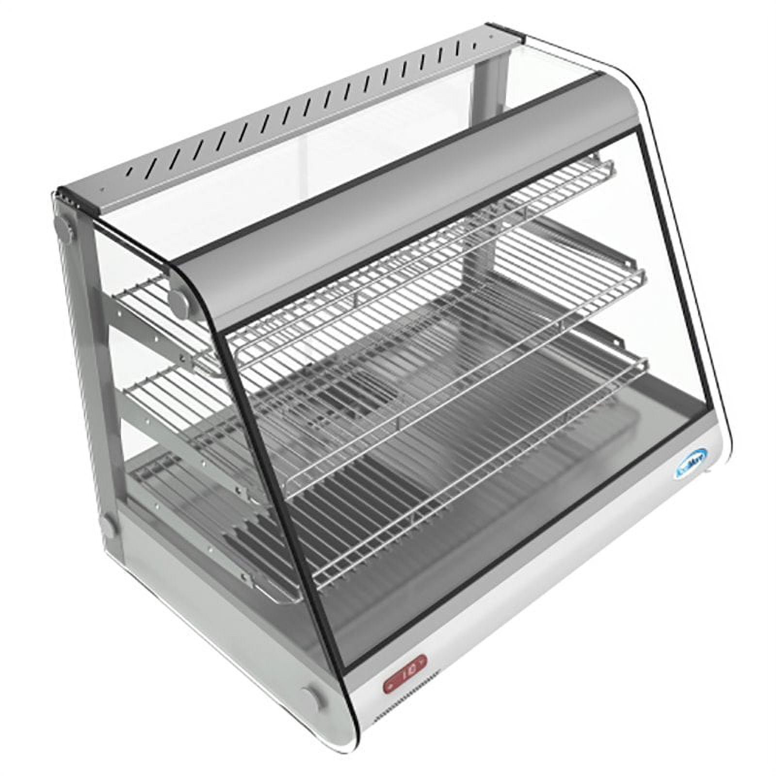 Koolmore 22 in 1.5 cu. Ft. 2 Shelf Countertop Commercial Food Warmer  Display Case in Stainless Steel WT22-1GS - The Home Depot