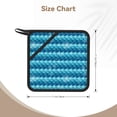 thumbnail image 2 of 1 PCS Pot Holders for Kitchen - Heat Resistant Silicone Pot Holders with Hanging Loop, Pearlescent Scales Non Slip Oven Hot Pads, Potholders for Decor Baking Cooking Kitchen, 2 of 6