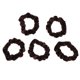 thumbnail image 1 of 5PCS Scrunchies Elásticos Elásticos Elásticos Cabello Bobble Elásticos Gran Banda para El Cabello Sólido de Cuerda - , tal se café BLESIY Velvet Hair Scrunchies, 1 of 6