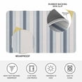 thumbnail image 4 of Blue Beige Doormat Outdoor Entrance 20"x31.5", Modern Abstract Gradient Vertical Stripes Absorb Moisture Dirt Door Mats, Non-Slip Rubber Backing Floor Mats Indoor, Low-Profile Front Door Rugs, 4 of 9