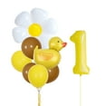 thumbnail image 6 of Duck and Number Balloons Set with Yellow and Brown balloons is suitable for Birthday Party Decorations, 6 of 12