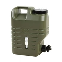 Portable 12L Water Jug with Spigot, Army Green