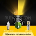 thumbnail image 5 of Ruiandsion P13.5S Yellow LED Bulb, 6-40V Wide Voltage, Non-Polarity Replacement for Camping Lantern and Portable Work Light, 5 of 9