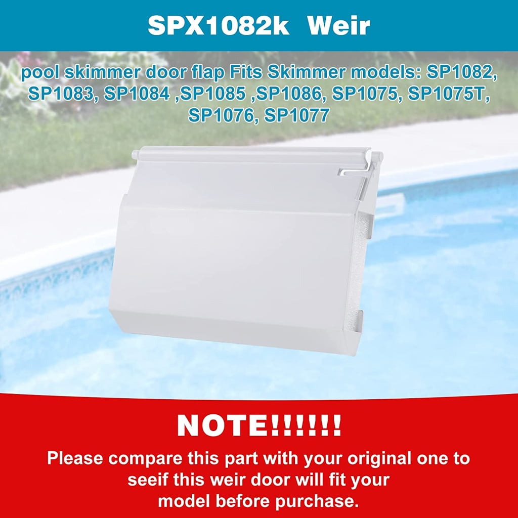 XINL Skimmer Gate Weir Baffle, plastica Facile Installazione Comodo Skimmer Weir Gate Assembly Effetto filtrante Spugna per