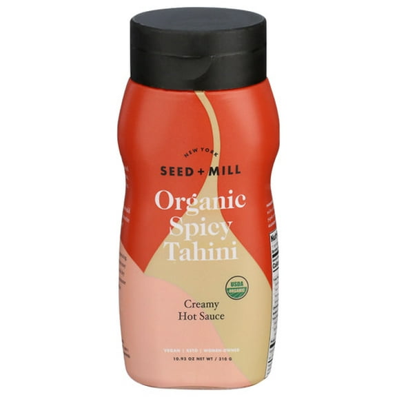 Seed & Mill Spicy Tahini Squeeze Bottle Organic 10.93 oz (Pack of 6)