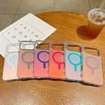 thumbnail image 6 of Allytechgroup iPhone 17 Pro Max Case for Women Girls, Stylish Gradient Color Design Slim Fit Shell Anti-Scratch [Compatible with Magsfe] Hybrid TPU PC Cover Phone Case for iPhone 17 Pro Max,White, 6 of 6