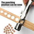thumbnail image 4 of OUSITAID 5Pcs Single Hole Punch 5/16inch Heavy Duty Hole Puncher Portable Hole Edge Banding Punching Plier Handheld Punching Tool with Limiter for Paper Cards Plastic Cardboard, 4 of 10