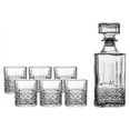 thumbnail image 3 of Fifth Avenue Highland Whiskey Decanter and Glass Set 7-Piece Set for Liquor, Scotch, Wine and Bourbon, Beverage Dispenser, 6 Matching Glass Tumblers Elegant Liquor Carafe with Stopper, Clear, 3 of 3