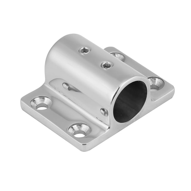 Accesorios marinos del barco del acero inoxidable de la base rectangular del tubo/del tubo para el barco 25m m