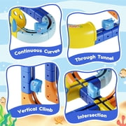WooToy-US Electric Train Set for Kid, 193 Pcs Shark Track Race Car Toys Gifts for 3-8 Year Old Boys… — $39.99 (33% off)