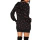 thumbnail image 4 of Vestido corto de sudadera con capucha y bolsillos con estampado navideño para mujer informal a la moda Pompotops hdfakjf453, 4 of 6