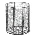 thumbnail image 2 of HUBERT Wire Storage Basket Round Black Steel - 9 13/16 Dia x 9 13/16 H, 2 of 3
