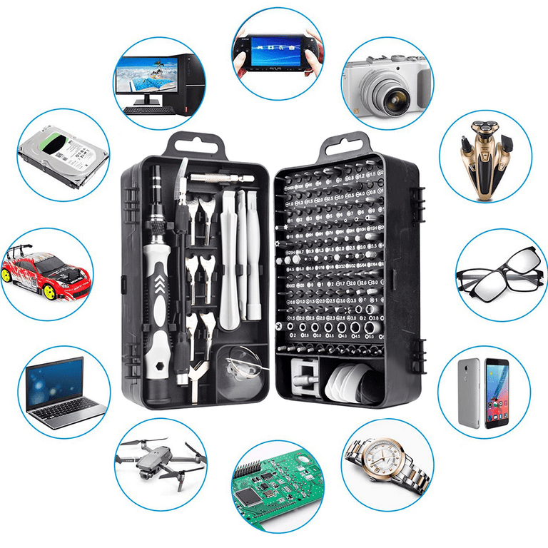  Upgraded 18 PCS Phone Screen Repair Kit, Suction Cup Pliers  Opening Repair Kit, Repair Precision Screwdriver Set Compatible with  iPhone, iPad, Cellphone and Other Smooth Surface LCD Screen Opener : Tools