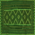 thumbnail image 1 of Ahgly Company Indoor Square Southwestern Green Country Area Rugs, 5' Square, 1 of 1