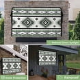 thumbnail image 2 of Outdoor TV Cover 80 to 85 Inches, Sage Green Southwestern Native Aztec Ethnic Style Geometric Waterproof TV Cover with Remote Control Pocket, Flat Screen TV Cover Protector for Outside TV, 2 of 6