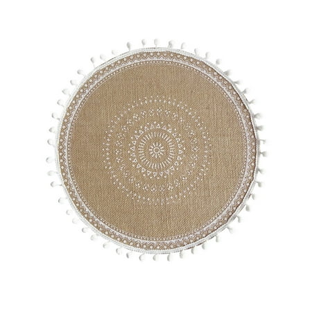 

Woven Placemat Printed Patterns Environmental Protective Cushion
