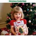 thumbnail image 5 of Resealable Christmas Ziplock Bags,50Pcs Clear Christmas Treat Cookie Bags with Handles for Xmas Holiday Party Candy Small Gift Wrapping Supplies Decor, 5 of 6