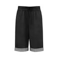 thumbnail image 4 of UACY Shorts for Girls Knee Length High Waisted Long Linen Shorts with Pockets Wide Leg Summer Lounge Baggy Linen Pants ﻿, 4 of 4