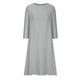 thumbnail image 5 of Puntoco Vestido De Manga Tres Cuartos Con Bolsillo Informal De Algodón Y Lino De Color Sólido Con Cuello Redondo Para Primavera Y Verano Para Mujer Gris Xxl,Regalos Para Mujer Joven, 5 of 6