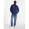 thumbnail image 2 of George Men's and Big Men's Double Pocket Flannel Shirt, Sizes XS-3XLT, 2 of 5