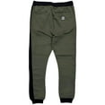thumbnail image 2 of Ecko Unltd Men's Sweatpants Colorblock Puff Print Fleece Jogger (Medium, Olive/Black Heather), 2 of 4