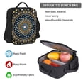 thumbnail image 5 of Disketp Dot Mandala Large Capacity Backpack Lunch Bag Pencil Case Combination 3 Piece Set for Student, 5 of 7