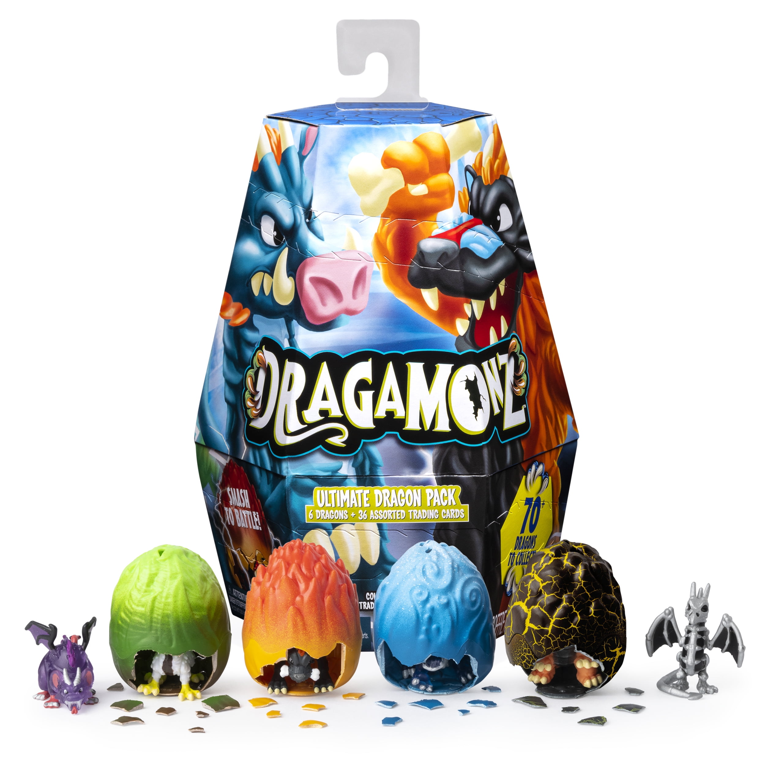 Dragamonz Collectible Figure and Trading Card Game Ultimate Dragon 6 Pack New