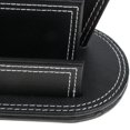 thumbnail image 4 of koolsoo Multifunction Leather Pen Holder Stationery Card Storage Box Accessory Black, 4 of 9